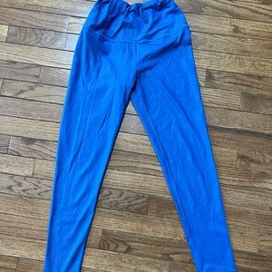 VSX shiny periwinkle leggings